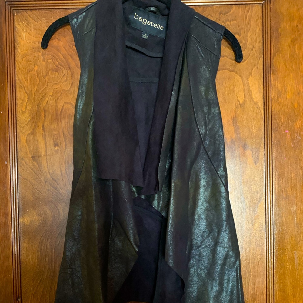 Soft leather vest